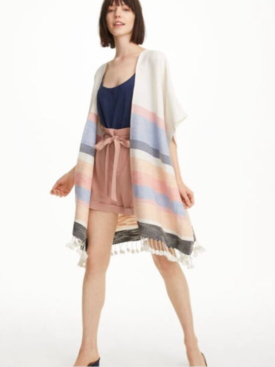 Club Monaco Victoria Poncho One Size - Picture 7 of 8